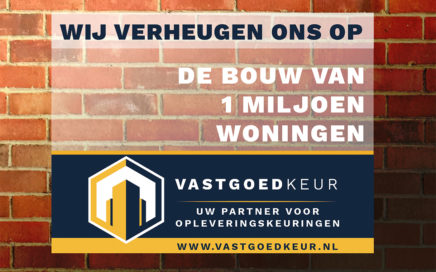 VGK verheugt zich op de bouw van 1 miloen woningen